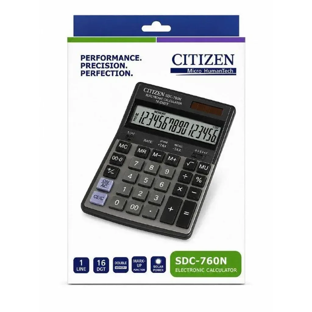 Калькулятор CITIZEN 16 разряд