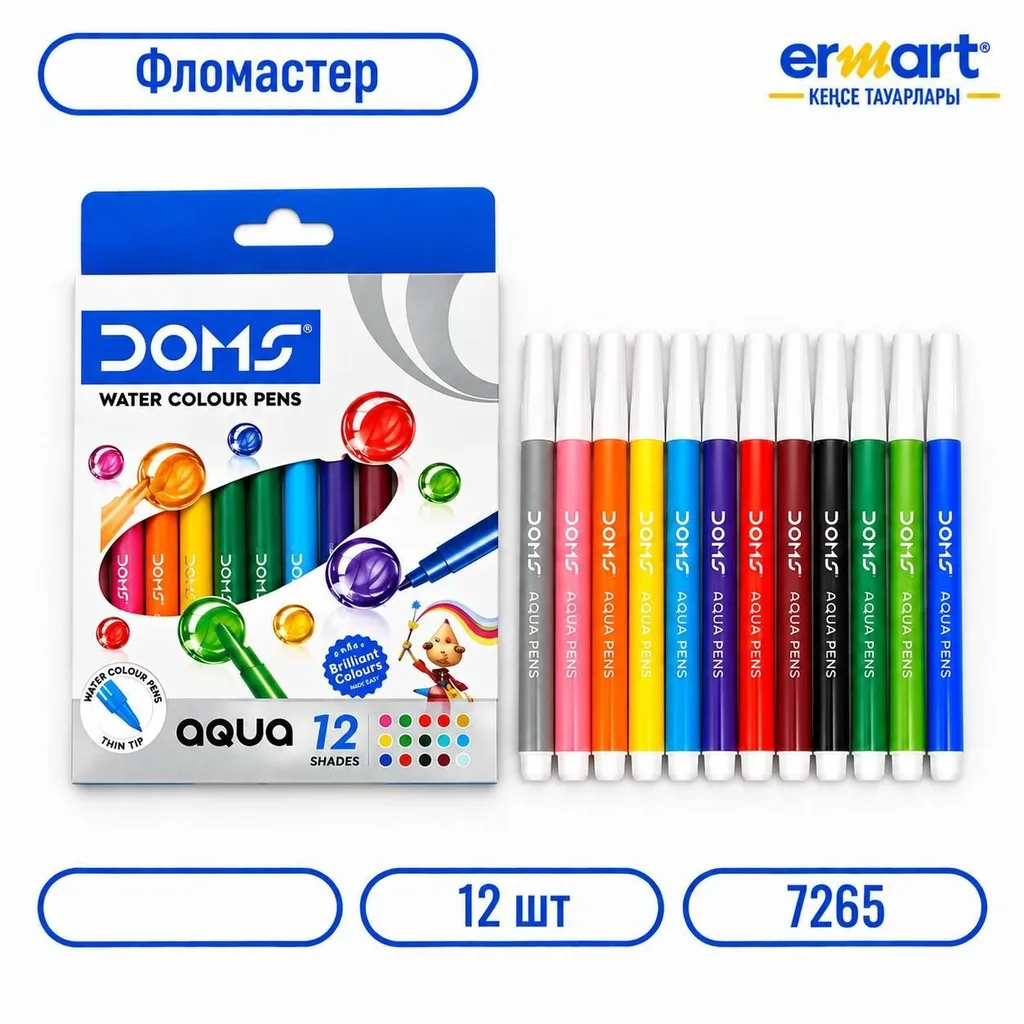 Фломастер 12цв DOMS