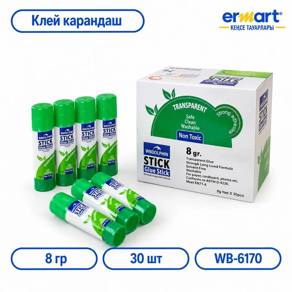 Клей карандаш Dolphin 8гр